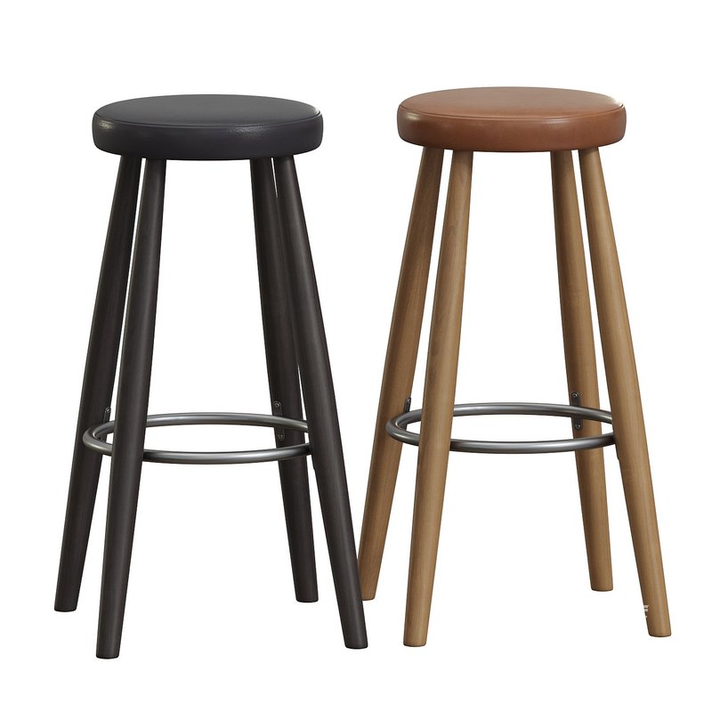 Mid Century Modern Bar Stool CH 56 by Hans Wegner - Image 2