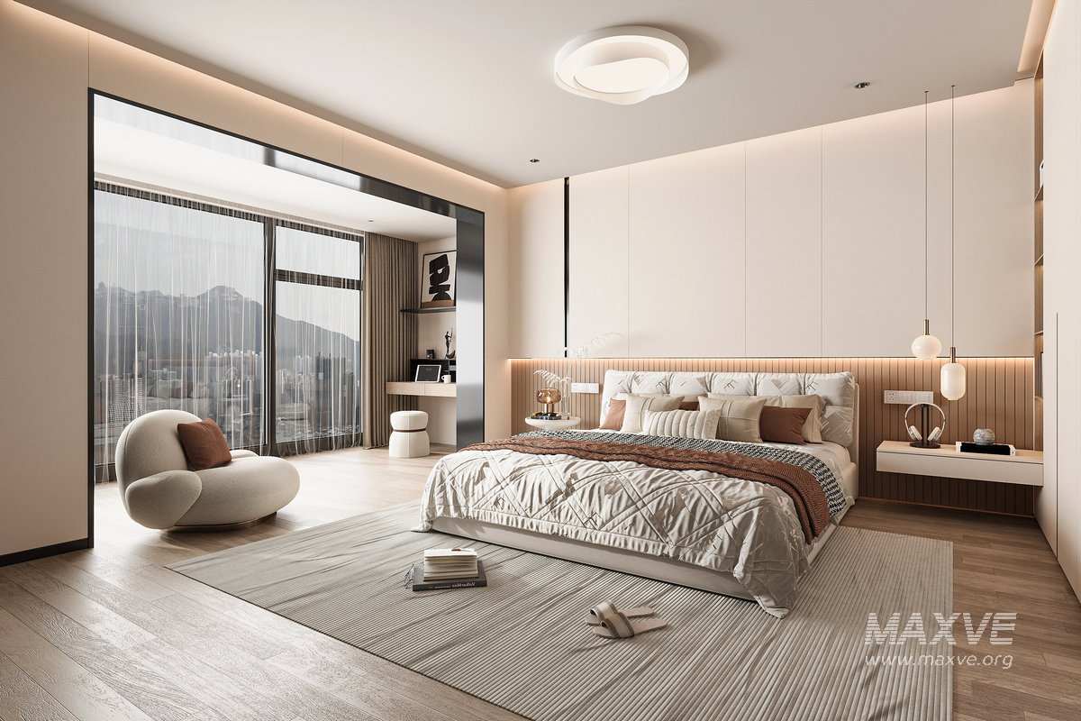 Modern bedroom - Image 1