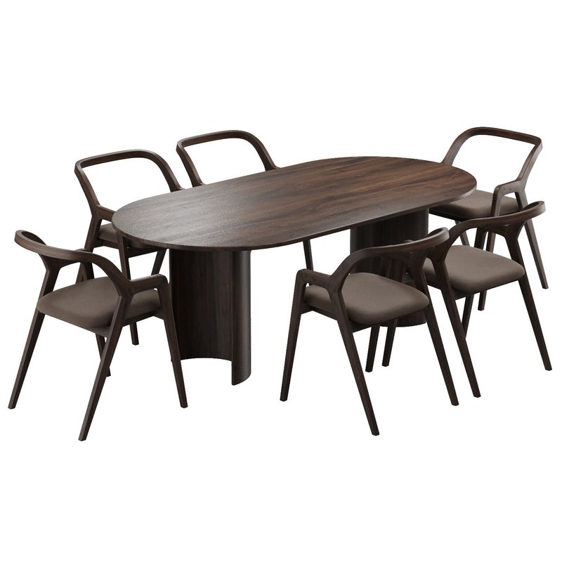Dinning chair and table221 - Image 2