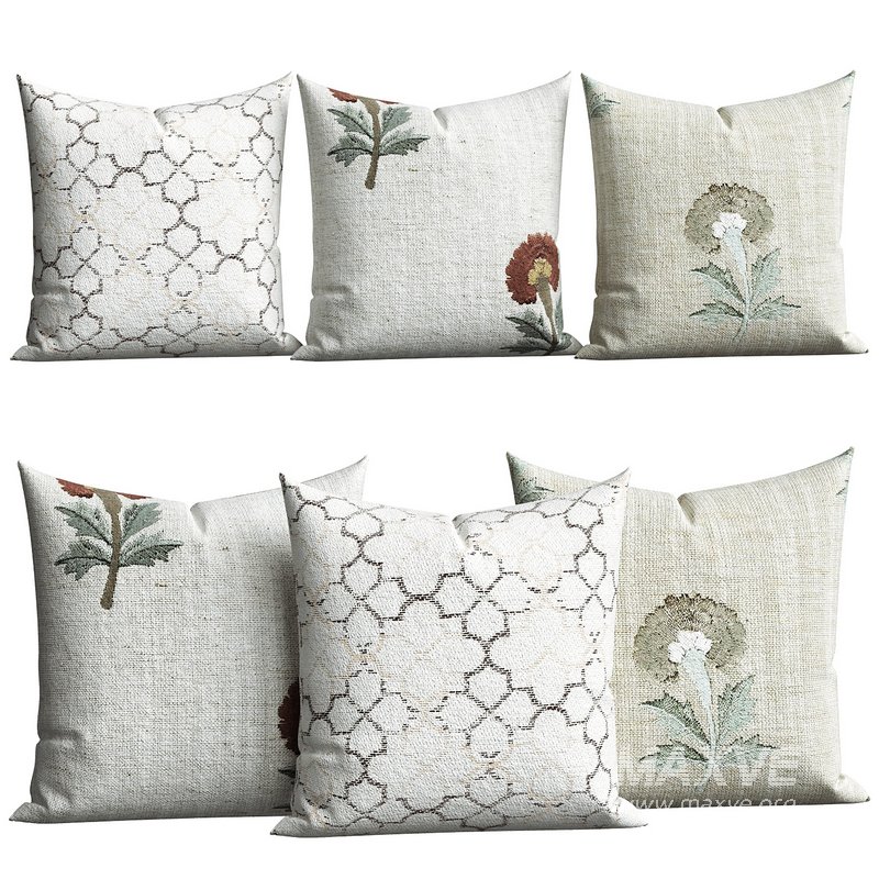 Decoration Pillows 3 Types set - Image 1