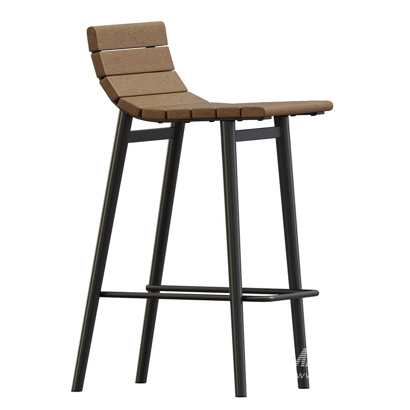 Vista of California 50s Bar Stool - Image 1
