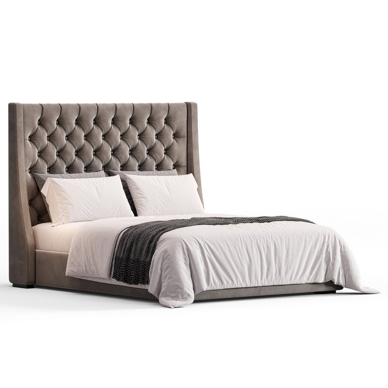 Grand Curved Wingback Bed Frame By Barron Beds - Image 3