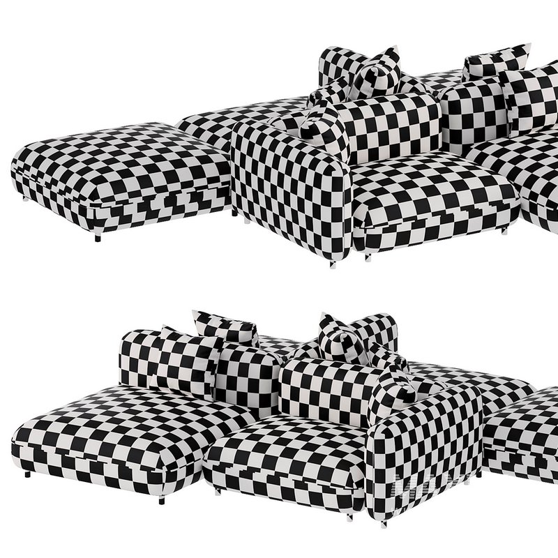 Tokio Modular fabric Sofa 3 - Image 6