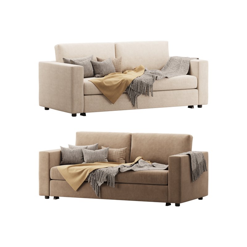 Sleeper sofa Gunnared beige - Image 1