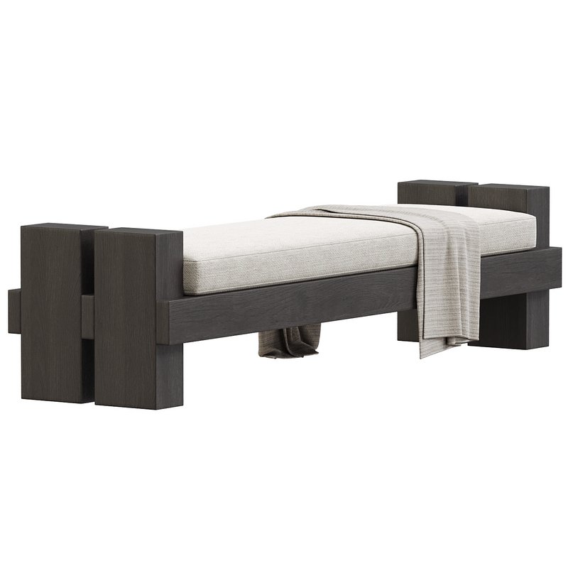 Elodie Wood Accent Bench - Image 1