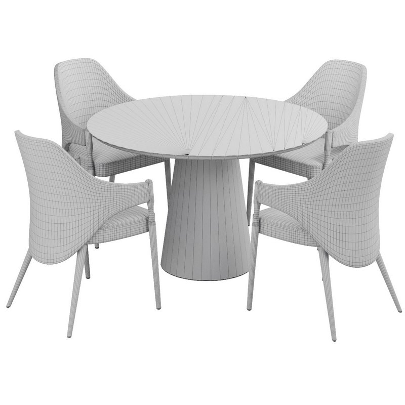 Dinning chair and table211 - Image 2