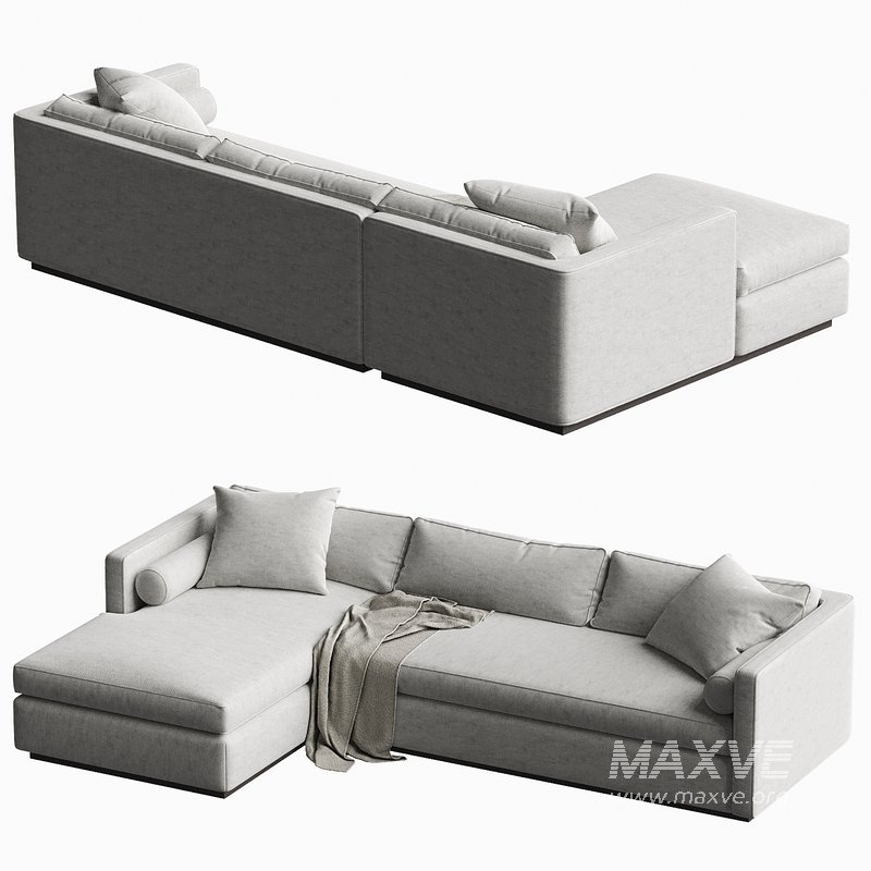 Sawyer 2 Piece Sectional Antwerp Natural - Image 3