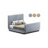 Double bed with upholstered headboard - Thumbnail 1