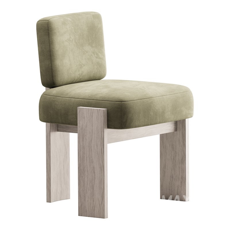 C Back Armless Chair - Image 4