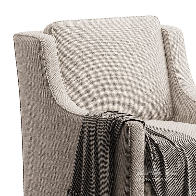 Patterned Swivel Lounge Chair - Image 13