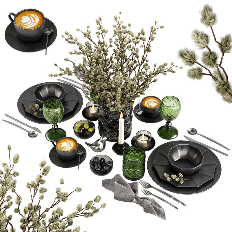 Tableware Decor set7 - Image 1