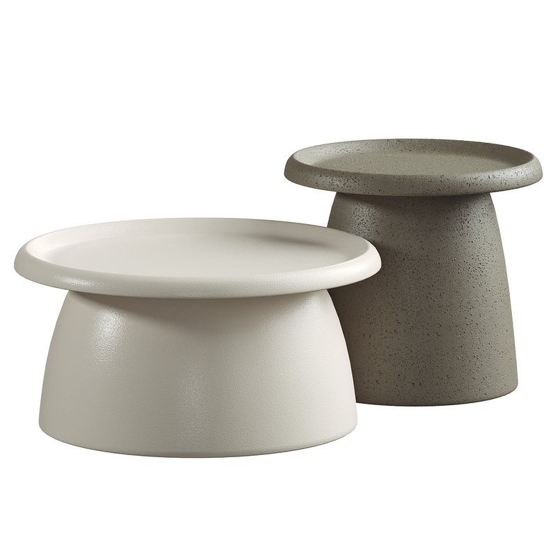 Artiss Coffee Table Round - Image 1