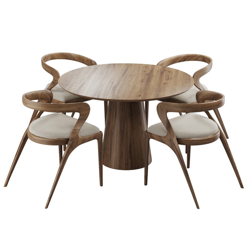 Dinning chair and table216 - Image 3