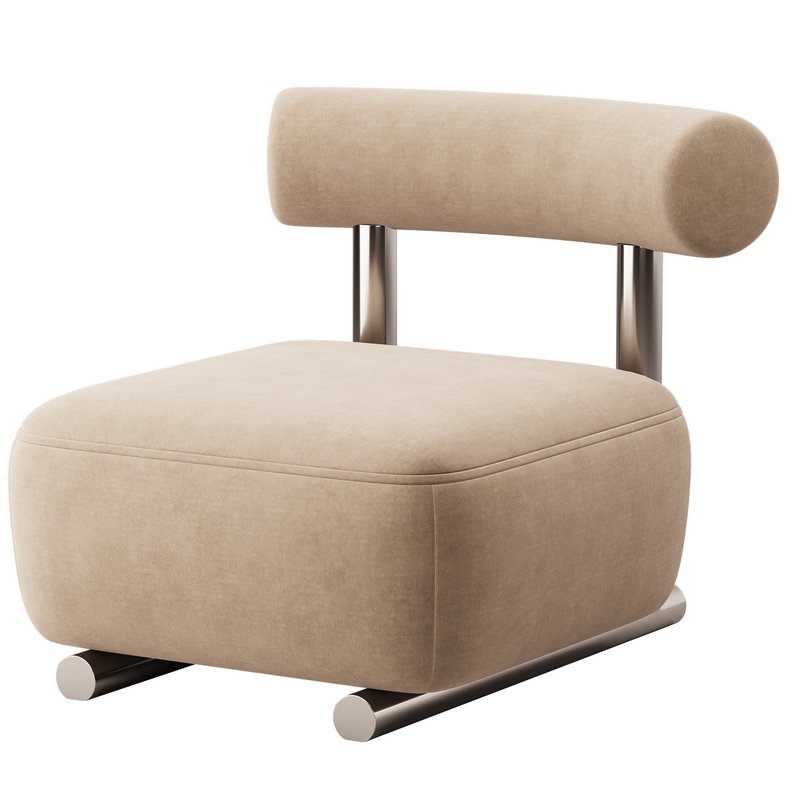 Modish Solid Color Foam Side Chair - Image 8