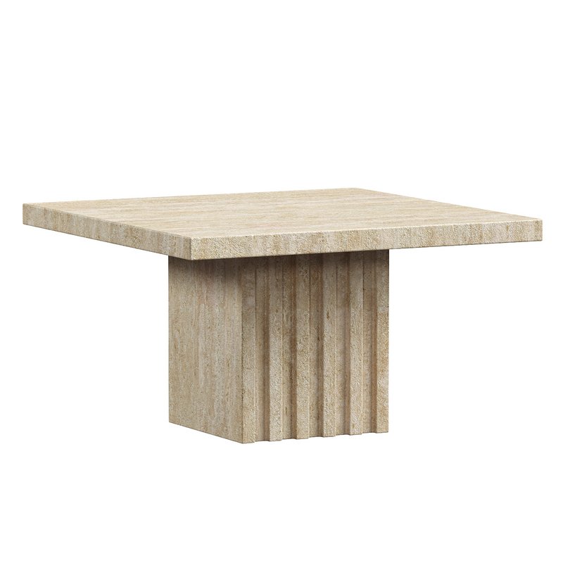 Atlas Travertine Coffee Table - Image 4