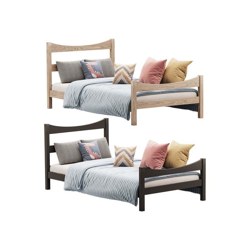 Gymax Twin Size Platform Bed - Image 1