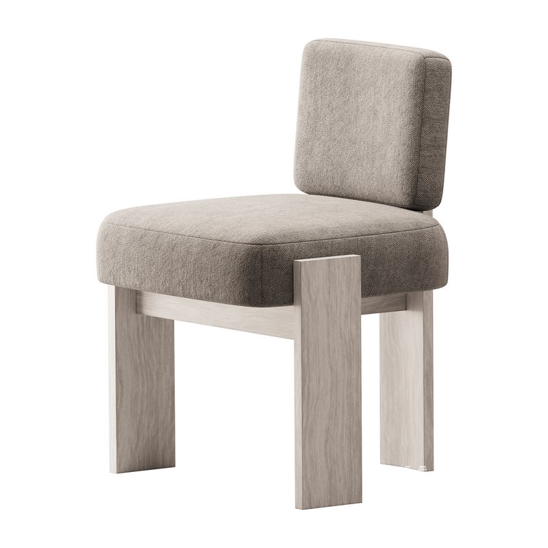 C Back Armless Chair - Image 8