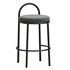 Mclean 63cm Black Frame Bar Stool - Thumbnail 1
