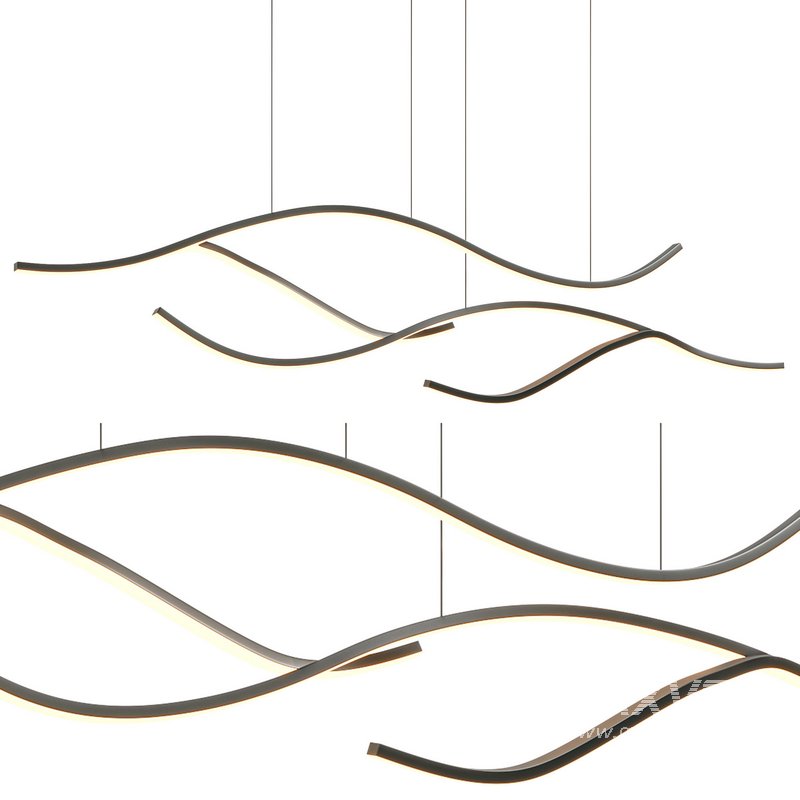 Louise Modern Wave Pendant Light - Image 1