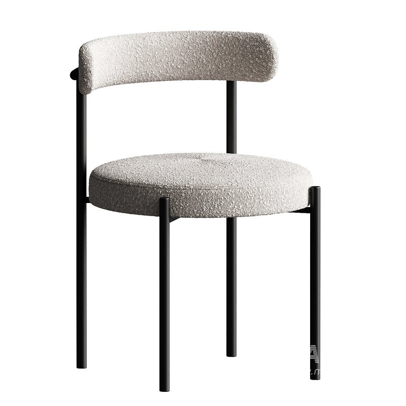 Inesse Boucle Dining Table Chair - Image 2
