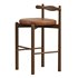 Counter Stool UCA- Dark Brown Wood - Thumbnail 2