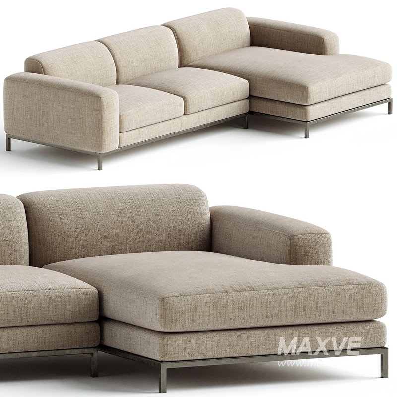 Benedict 2Piece Sectional Corner Sofa - Image 1