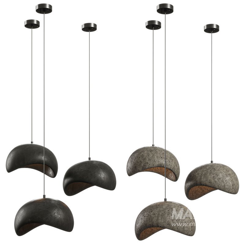 Handmade Oval Resin Chandelier Lamp - Image 6