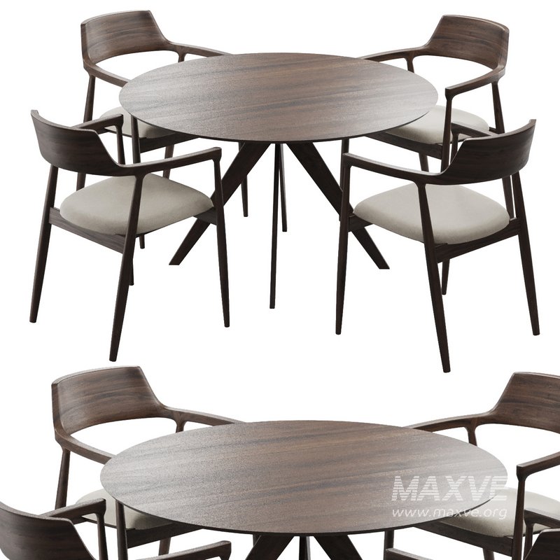 Dinning chair and table223 - Image 1