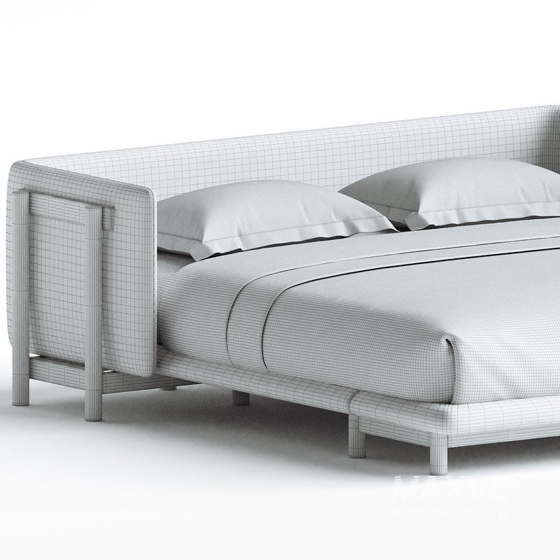 Frame Bed with Arms by De La Espada - Image 3