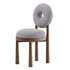 Luxury Nordic Lamb Wool Leisure Chair Leisure Chair Solid wood Dining Chair For Waiting Dining Room Restaurant - Thumbnail 2