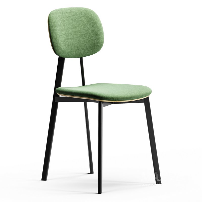 Lollipop Young Fabric And Wood Chairs By Diotti - Image 4