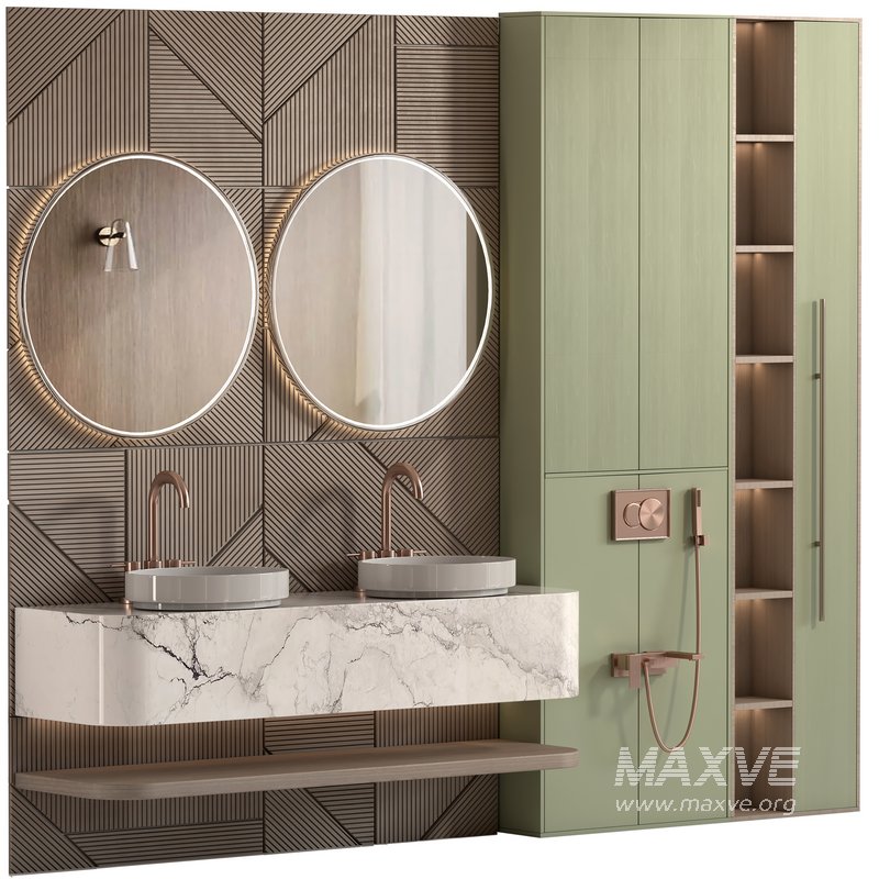 bathroom furniture set 042 - Image 2