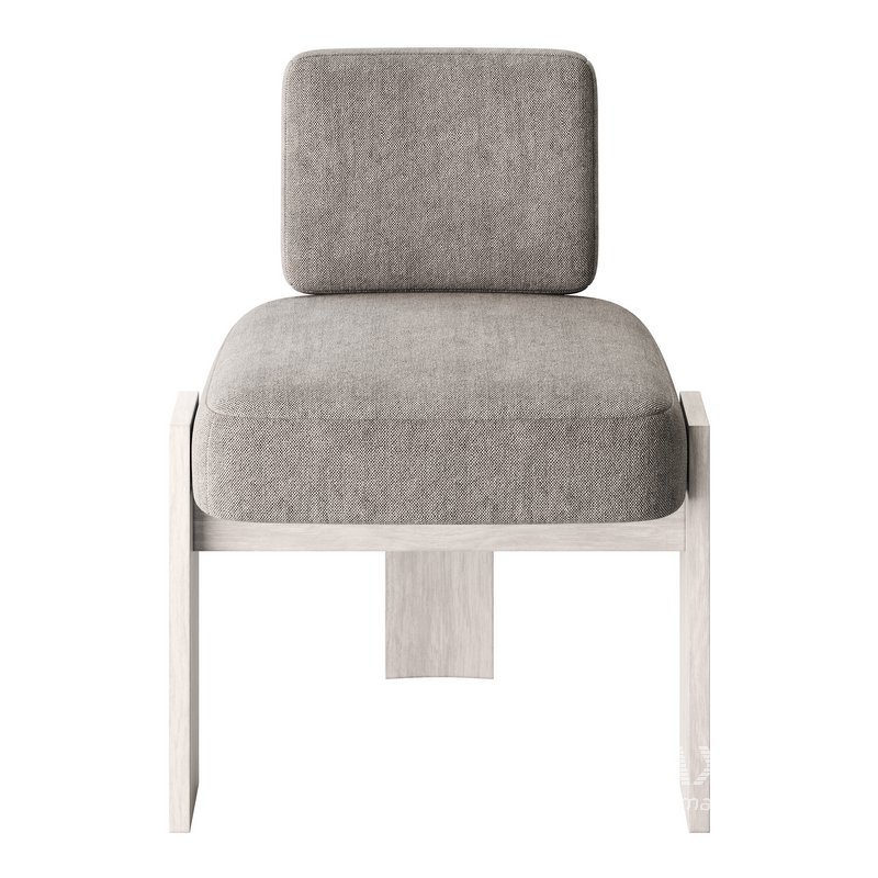 C Back Armless Chair - Image 2