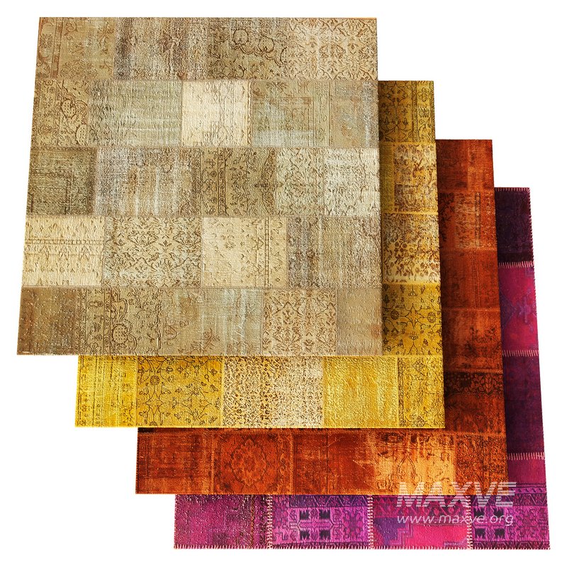 Turkish Patchwork Rugs - Image 1