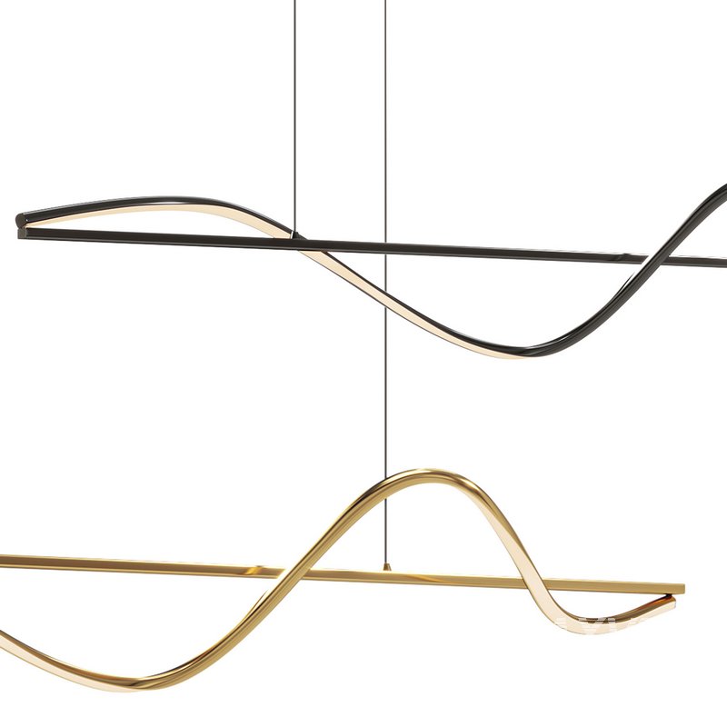 Louise Wave Pendant Light - Image 1