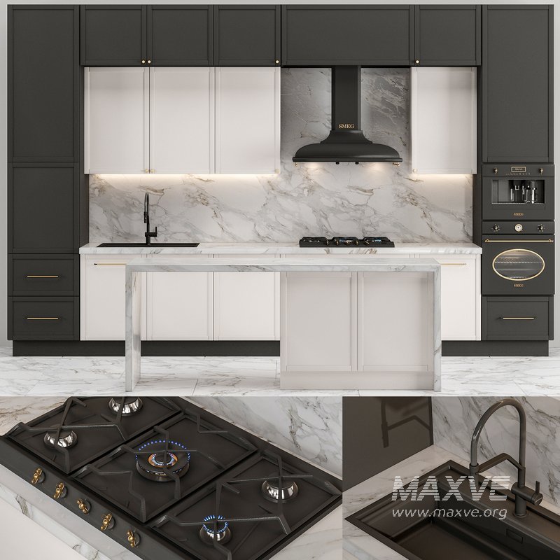 Kitchen smeg black - Image 1