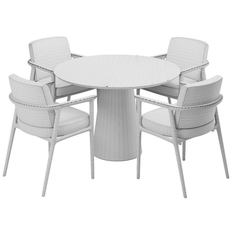 Dinning chair and table187 - Image 6