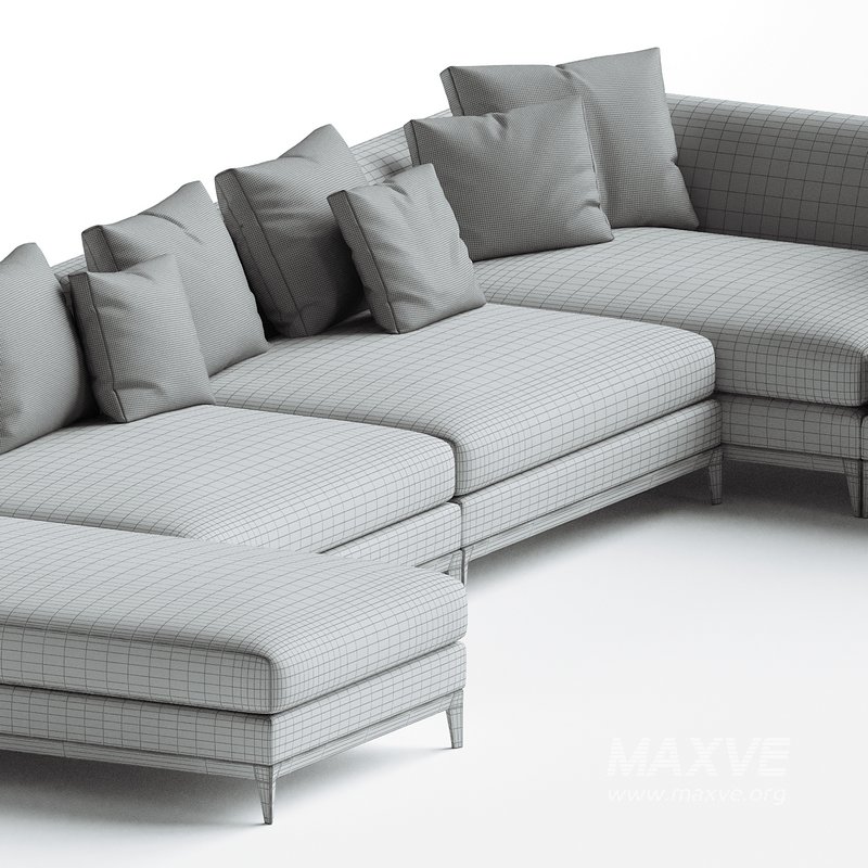 WESTON Sofa Flexform Designer Roberto Lazzeroni - Image 4