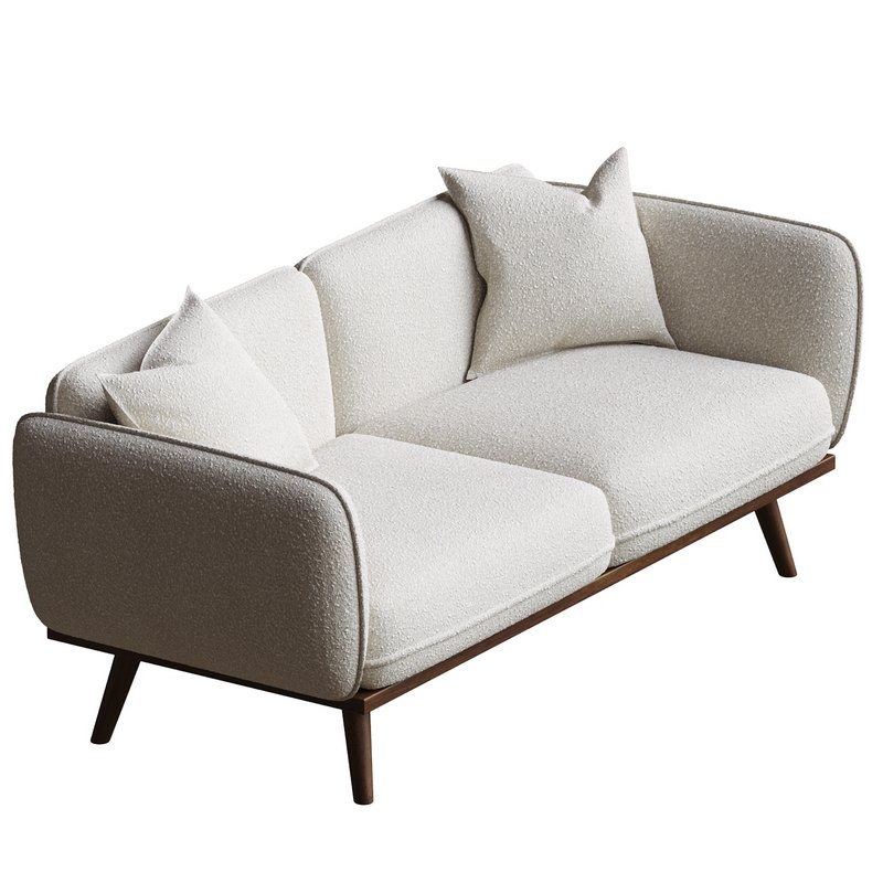 Bonaparte Sofa in Blanc Boucle - Image 2