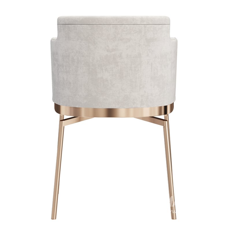 EVORA METAL LEGS UPHOLSTERED CHAIRS - Image 7