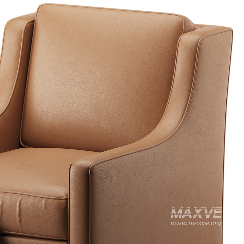 Patterned Swivel Lounge Chair - Image 9