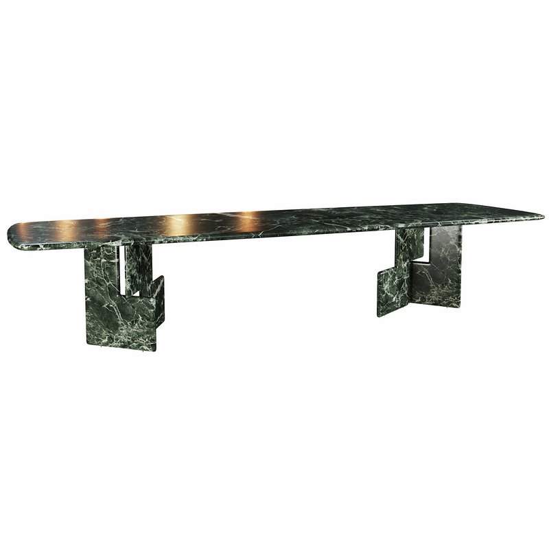 Nico Square dining table by minotti - Image 3