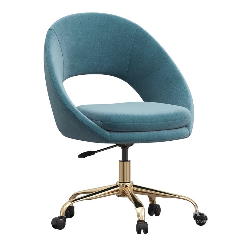 Savas Task Chair- Blue - Image 1