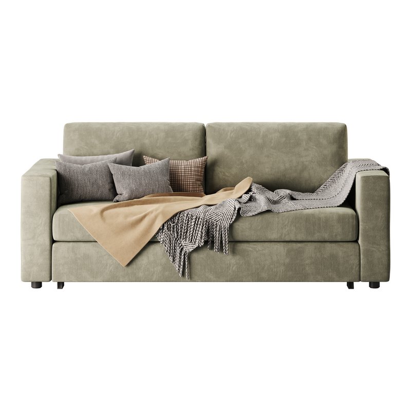 Sleeper sofa Gunnared beige - Image 5