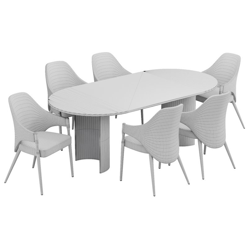 Dinning chair and table210 - Image 4