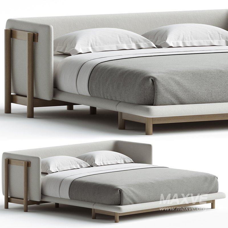 Frame Bed with Arms by De La Espada - Image 2