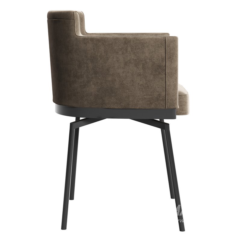 EVORA METAL LEGS UPHOLSTERED CHAIRS - Image 8
