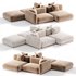 Tokio Modular fabric Sofa 3 - Thumbnail 2