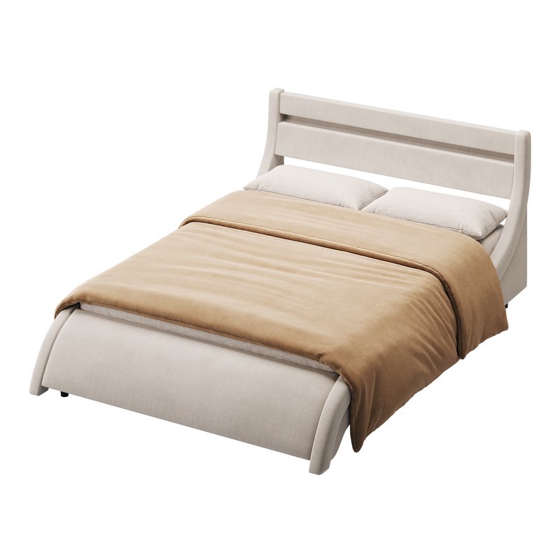 Homfa Full Size Bed Frame - Image 6