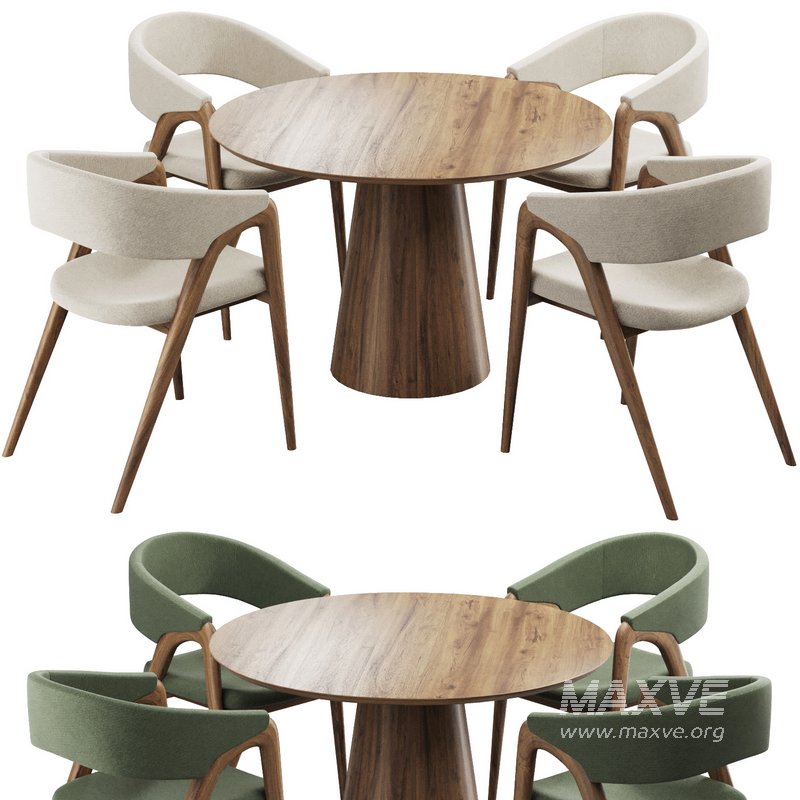 Dinning chair and table217 - Image 1